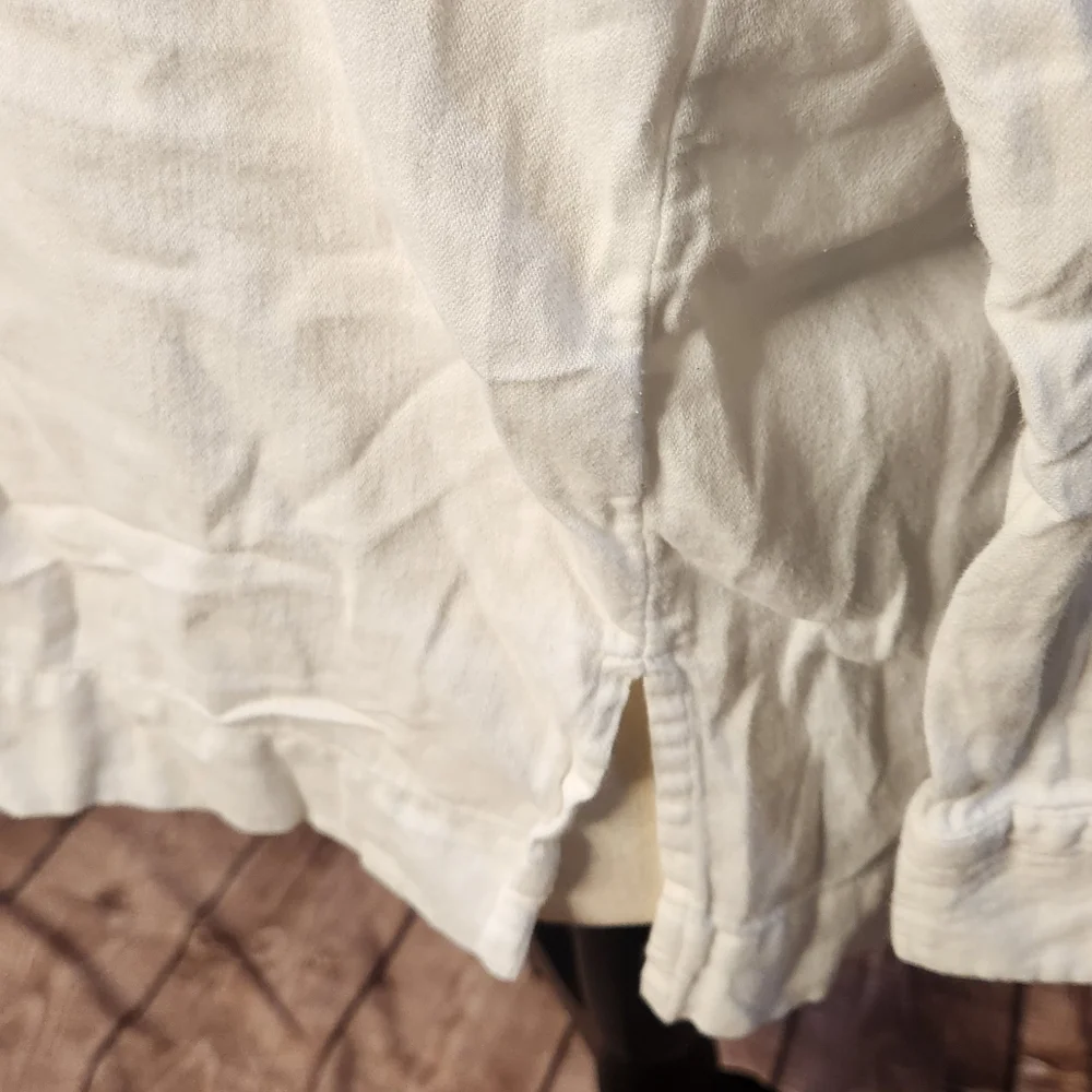 Topshop White Button-Up Shirt – Tortoiseshell Buttons – US 0 / UK 4 - Picture 7 of 9